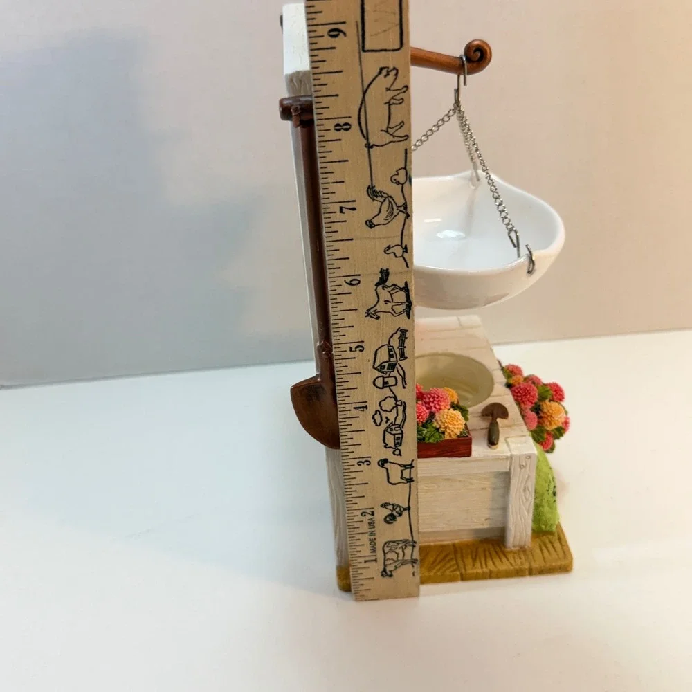 Yankee Candle Wax Warmer Home Decor Multicolor Gardening Potting Bench Figurine